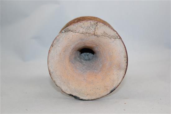 A Bam Chiang pottery goblet, Thailand, 4th century AD, 19.5cm